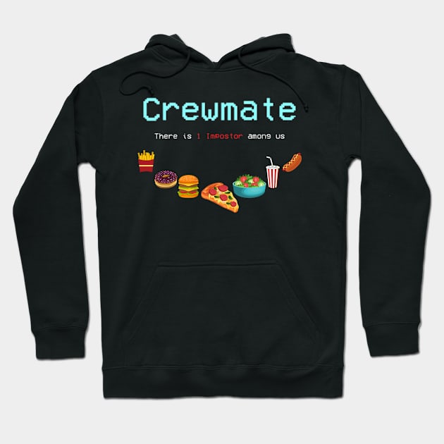 Crewmate There is 1 impostor among us Hoodie by Peach Lily Rainbow